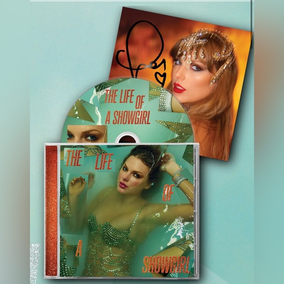 TAYLOR SWIFT Signed Album The Life of a Showgirl COA Hologram main image 1
